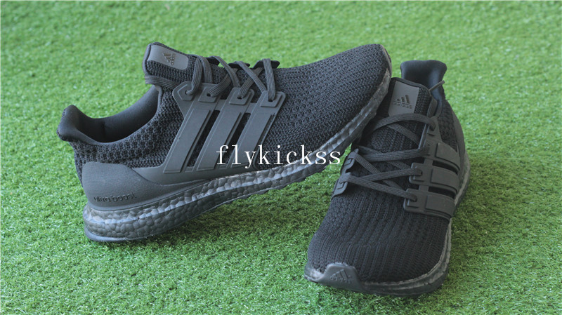 Real Boost Adidas Ultra Boost 4.0 Triple Black BB6157